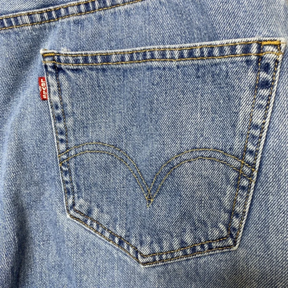 Levi's 505 Jeans Men 42x30 Blue Denim Med Wash Straight Fit 100% Cotton Casual
